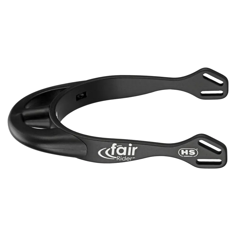Sprenger fairRider Thin-Ended Spurs - Black/Black - TRIAL